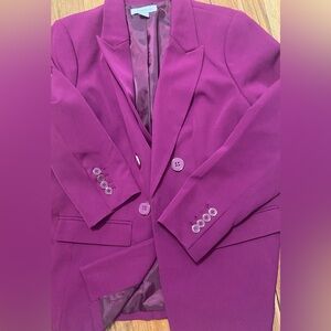 Vibrant Purple Blazer